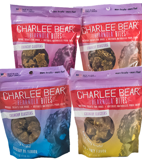 Charlee Bear bearnola dog treats